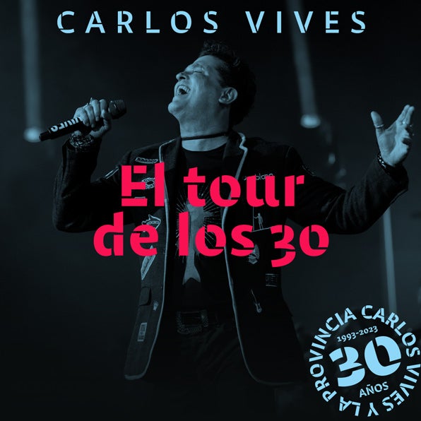 More Info for CARLOS VIVES ANNOUNCES HIS “EL TOUR DE LOS 30” COMING TO KASEYA CENTER