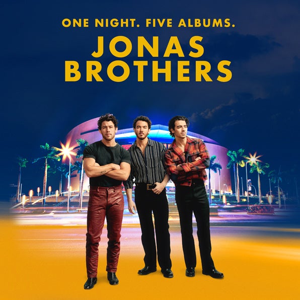 More Info for JONAS BROTHERS ANNOUNCE FIVE ALBUMS.ONE NIGHT. THE TOUR. COMING TO KASEYA CENTER