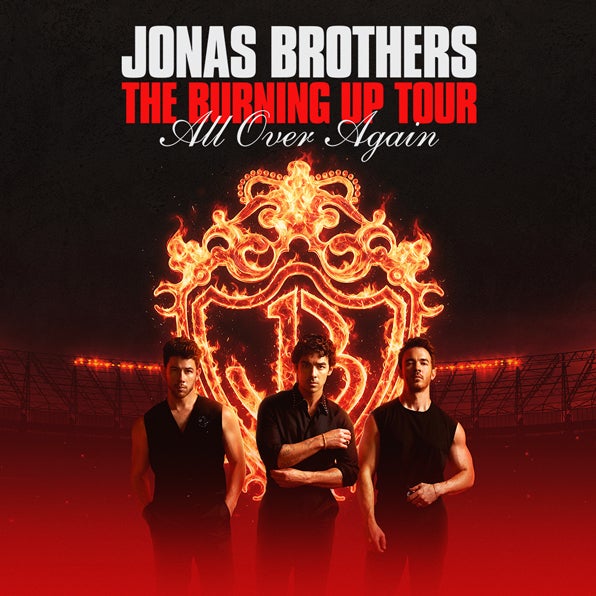 JONAS BROTHERS ANNOUNCE “BURNING UP TOUR ALL OVER AGAIN”  COMING TO KASEYA CENTER