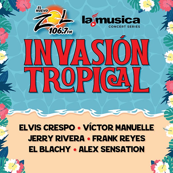  “LA INVASIÓN TROPICAL” COMING TO KASEYA CENTER