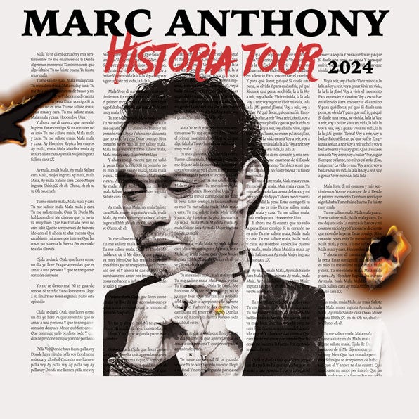 MARC ANTHONY RETURNS TO KASEYA CENTER WITH HIS “HISTORIA TOUR”