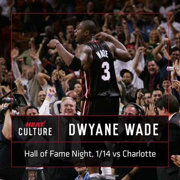 More Info for HEAT TO HOST DWYANE WADE HALL OF FAME NIGHT