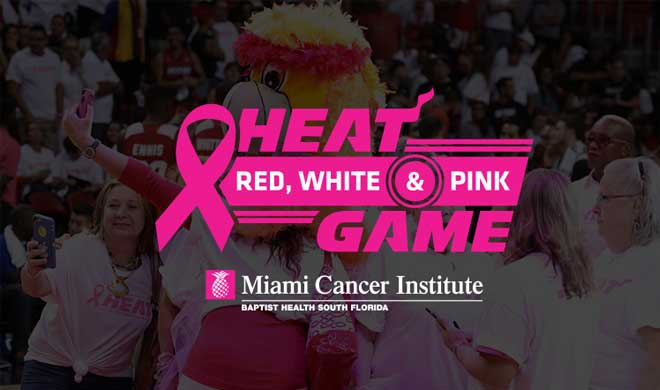 Miami HEAT - Red, White and Pink Game