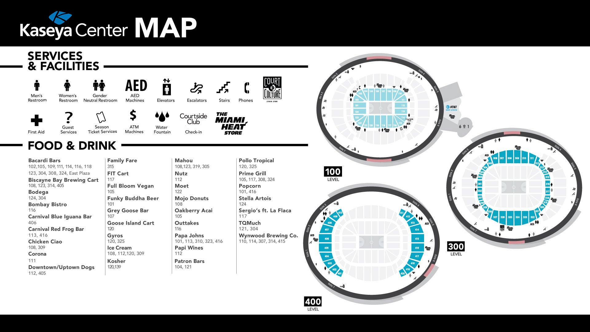 Concourse Maps